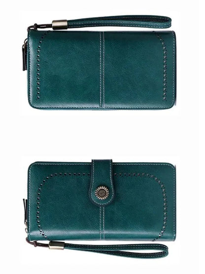 Wrist Wallet RFID-Blocking PU Leather Multiple Card Slots
