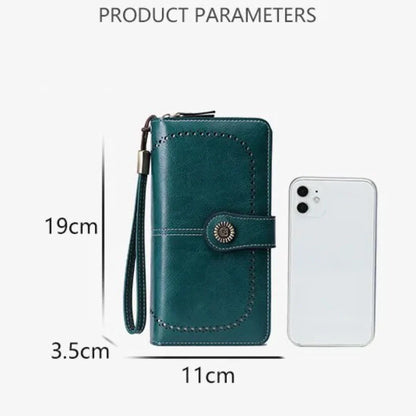 Wrist Wallet RFID-Blocking PU Leather Multiple Card Slots