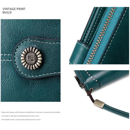 Wrist Wallet RFID-Blocking PU Leather Multiple Card Slots