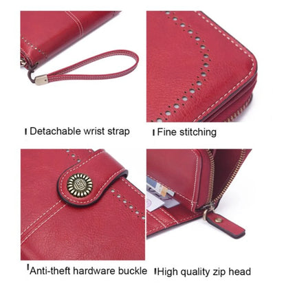 Wrist Wallet RFID-Blocking PU Leather Multiple Card Slots