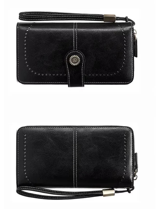 Wrist Wallet RFID-Blocking PU Leather Multiple Card Slots
