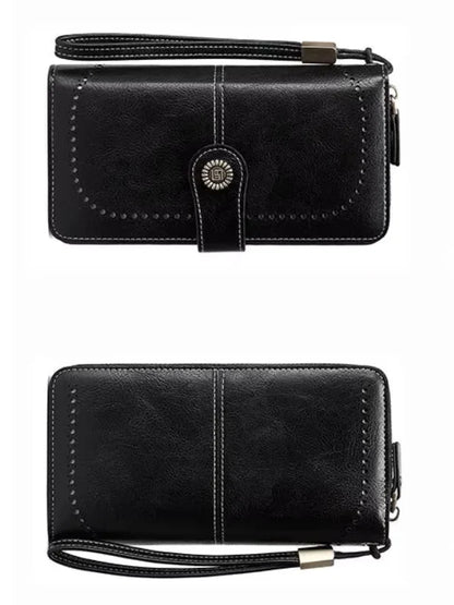Wrist Wallet RFID-Blocking PU Leather Multiple Card Slots