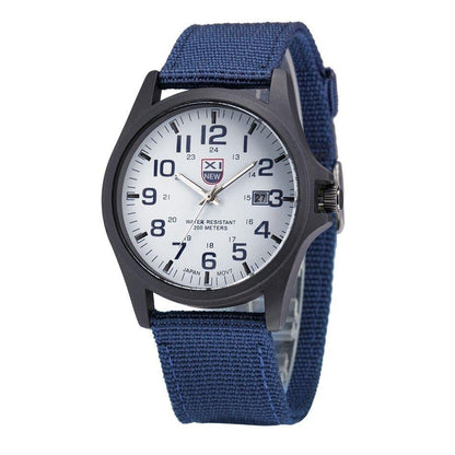 Wristwatch Shock-Resistant Illuminated Dial Splash-Resistant