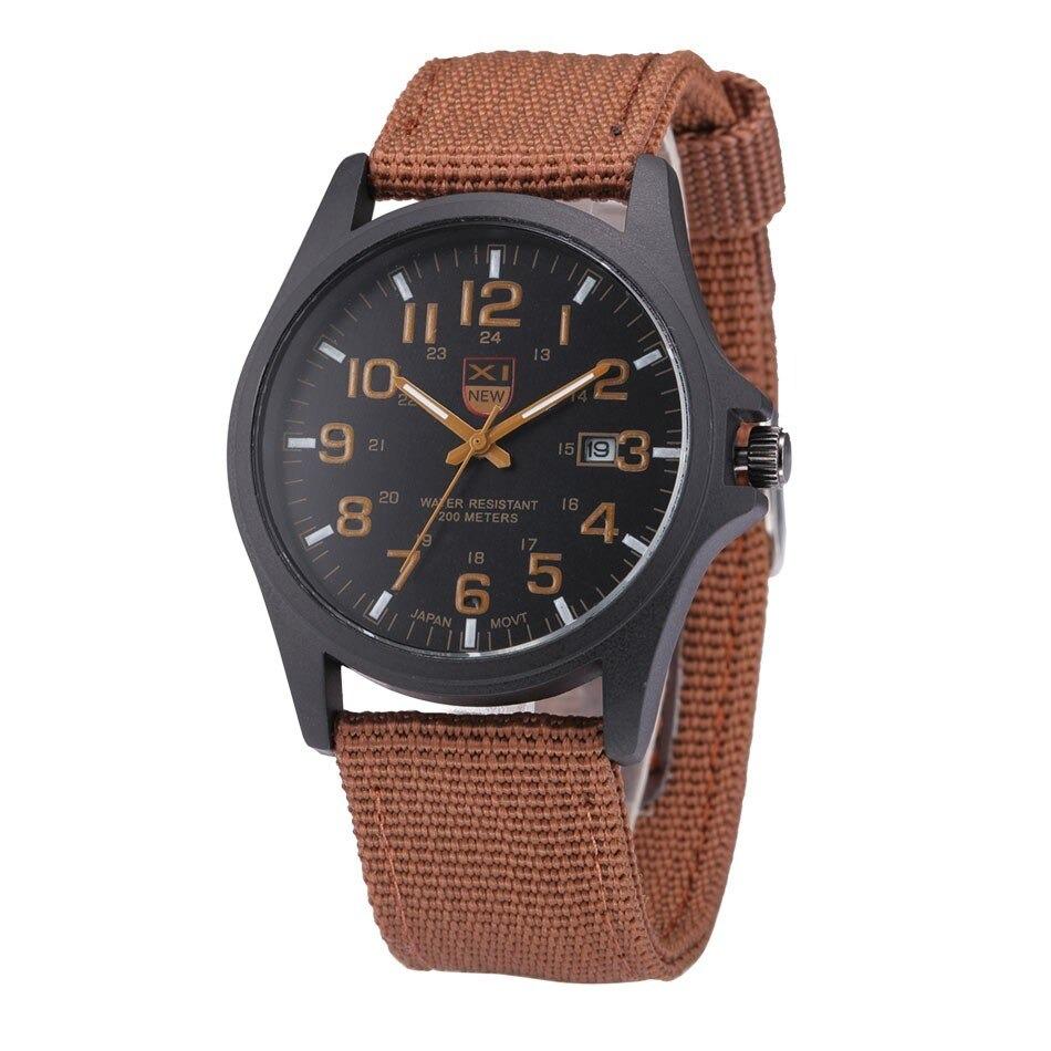 Wristwatch Shock-Resistant Illuminated Dial Splash-Resistant