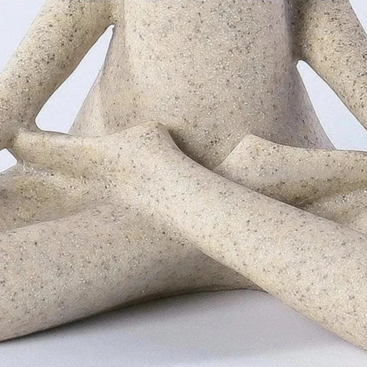 Yoga Statue Resin Minimalist Bronze Finish