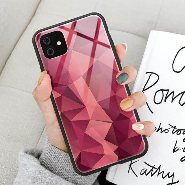 iPhone Case Tempered Glass Scratch-Resistant Wireless Charging-Compatible