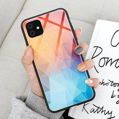iPhone Case Tempered Glass Scratch-Resistant Wireless Charging-Compatible