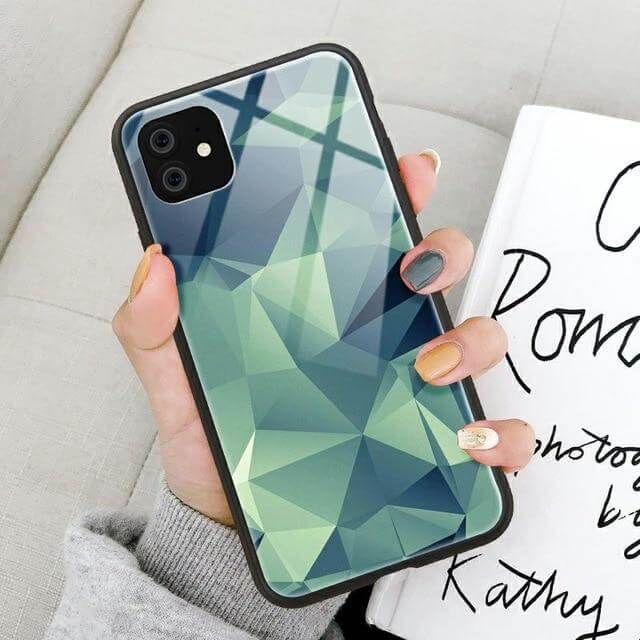 iPhone Case Tempered Glass Scratch-Resistant Wireless Charging-Compatible